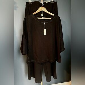 Max Studio Pant & Top Coordinated SET Black